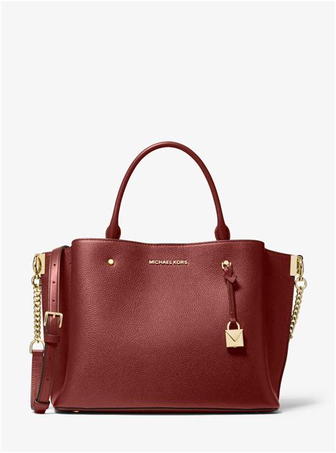 michael kors arielle bag|Arielle Large Pebbled Leather Satchel .